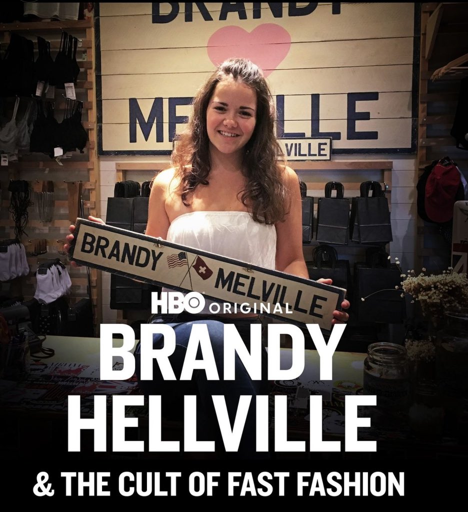 Ad for HBO's Brandy Hellville: Fast Fashion documentary