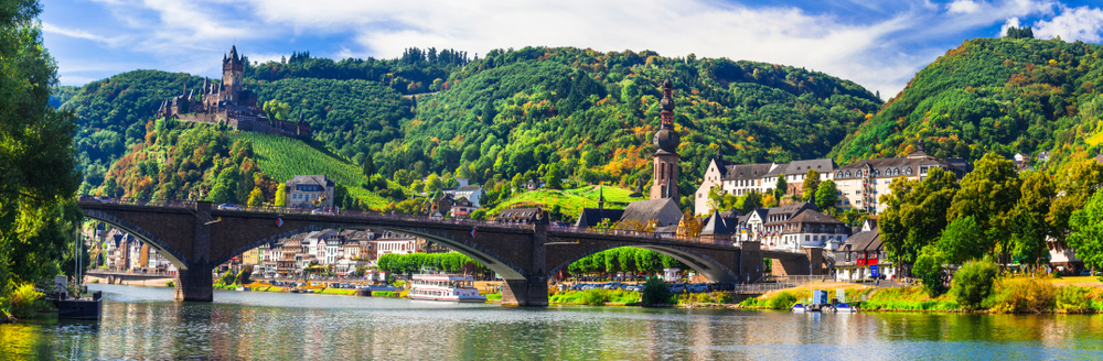 The medieval town of Cochem, along the Rhine River shows the beauty of Mother Earth.